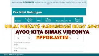 Cara Melihat Rerata Nilai Gabungan PPDB SMA/SMK dan fungsinya untuk apa...