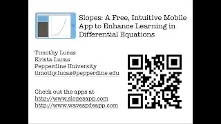 Slopes: A Free, Intuitive Mobile App to Enhance Learning in Differential Equations