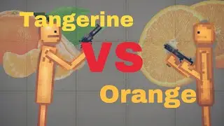 Team Tangerine VS Team Orange in melon playground