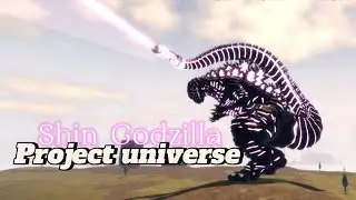SHIN GODZILLA SHOWCASE(project universe)( Roblox)