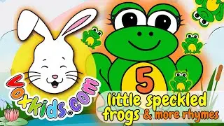 5 Little Speckled Frogs - Frog Song  | Nursery Rhymes by MyVoxSongs
