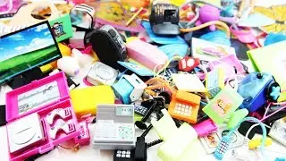100+ Miniature Doll Stuff Collection #2-  Handmade miniatures and doll Electronic stuff