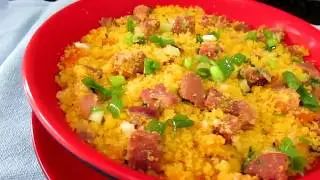 FUBA SUADO COM LINGUIÇA E COM UM TEMPERO ESPECIAL UMA DELICIA