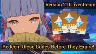 Patch 2.0 Livestream Codes! Redeem Now! Genshin Impact [EXPIRED]