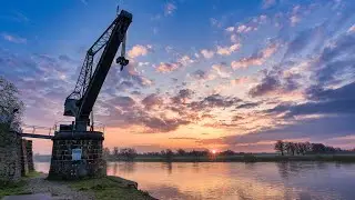 Der Übigauer Uferkran in Dresden