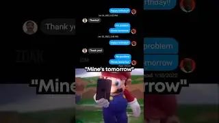 “Mine’s tomorrow” 🥲