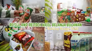 UNLOAD YOUR MONTHLY SHOPPING RESULTS || COMPLETE RAMADHAN STOCK || REFILL AND RESTOCK 🛒