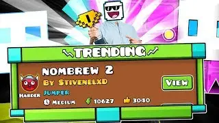 ¡NO ME LO CREO! MI NUEVO NIVEL #1 EN TENDENCIAS DE GEOMETRY DASH
