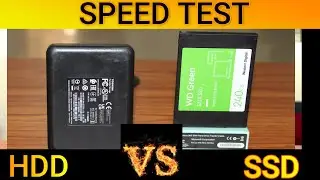SSD VS HDD SPEED TEST