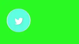Twitter Logo Green Screen Effect
