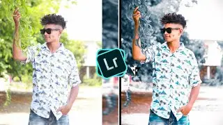 ❤️Dark blue  tone Lightroom photo editing tutorial||preset download free||||  ROHIT EDITZ💫