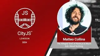 Matteo Collina - The Alleged 'End' of Node.js is Much Ado About Nothing