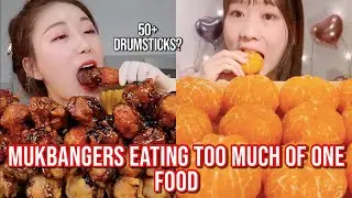 mukbangers eating TOO MUCH of one FOOD