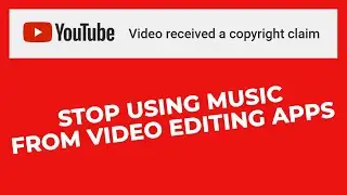 STOP Using Music From Video Editing Apps! 🛑