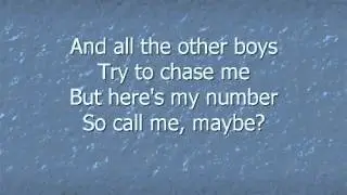 Call Me Maybe Lyric Video