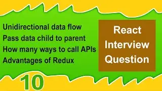 React js interview questions and answers for freshers and experienced - 10 in Hindi 2022 | #react