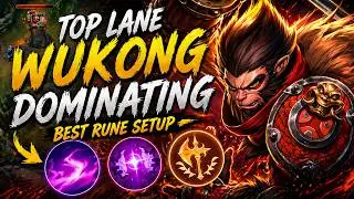 This Wukong Rune Setup Makes Top Lane FREE LP