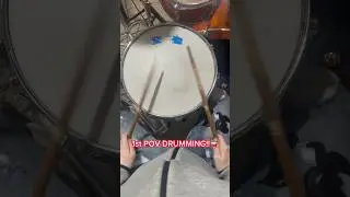 1ST POV DRUMMING!!🥁🔥