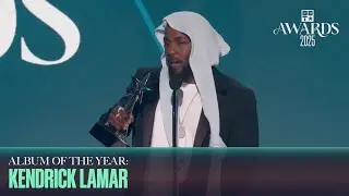 Kendrick Lamar Accepts Album Of The Year Award | 