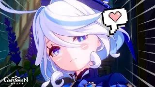 【Chinese Dub / English Sub】Furina Cute Cutscene | Furina Story Quest | Genshin Impact v4.2