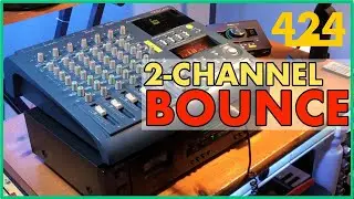 TASCAM 424 MKIII BOUNCING: 2-Channel Stereo Cassette Bounce | 424recording.com