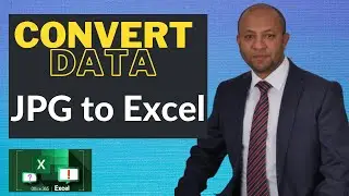 How to convert data from jpg to Excel