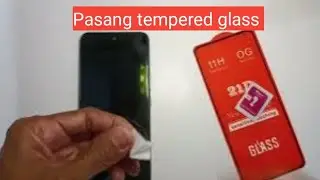 Install tempered glass