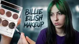 billie eilish transformation макияж билли айлиш перевоплощение в Billie Eilish Makeup Tutorial
