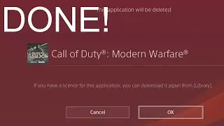 SO... I Deleted Modern Warfare