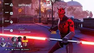 Darth maul Attacks The Republic On Naboo | STAR WARS BATTLEFRONT 2 [4K]