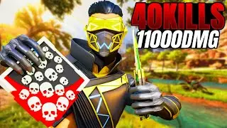 Octane + Controller Apex Legends Gameplay 40 Kills 11000 Damage