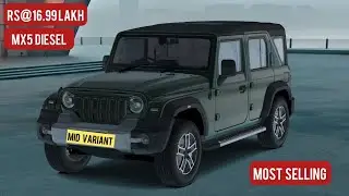 Thar ROXX MX5 Diesel 4X4 Variant | The STG Cars