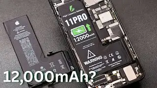 iPhone Pro 12,000 mAh Battery Upgrade & Test | iPhone Restoration