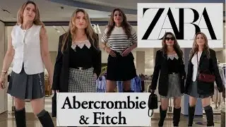 Zara and Abercrombie and Fitch What New TRY ON HAUL.