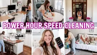 POWER HOUR CLEAN WITH ME - SPEED CLEANING MOTIVATION!