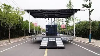 ST180 mobile stage truck.#mobilestage#mobiletruck#trailer #stagetrailer #stagetruck#mobilestagetruck