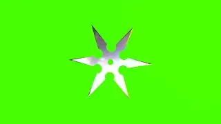 4k NINJA STARS GREEN SCREEN VJ LOOPS