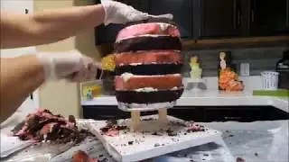 How to make an Oddbods Newt Cake