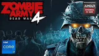 Zombie Army 4: Dead War Gameplay with i7 4770 and RX 6600 8Gb (Ultra Setting)