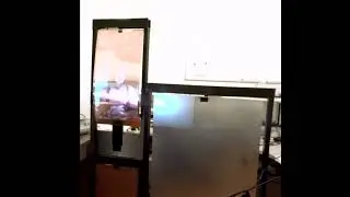 PORTRAIT thunder sheet machine & video projection (test)