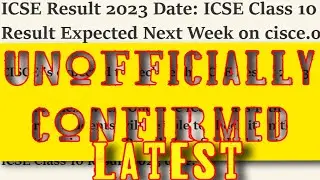 ICSE/ISC Result Will come Next week | Why will no one fail? Date of Result 2023@TuitionICSEOnline