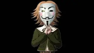 danganronpa characters saying their names but...