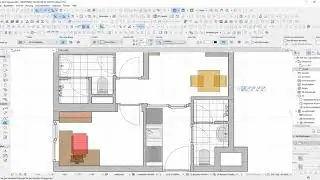 How to make surface 2D plan in Archicad