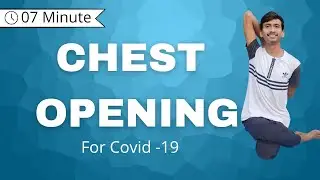 7 Minutes Yoga Asanas for Chest Opening for Beginners | Morning Yoga from Home #fightagainstcovid