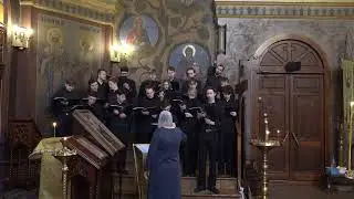 Ушаковский хор юношей Успенского храма г. Красногорска. Видеозапись Богослужения.