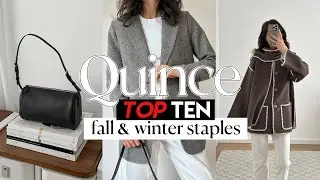 Quince Top Ten Fall & Winter Staples (Clothing Review & Try On)