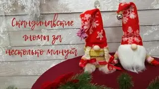 СКАНДИНАВСКИЕ ГНОМЫ ИЗ НОСКОВ легко и быстро.Scandinavian gnomes from socks are easy and fast