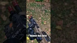 Airsoft Nemesis Dual Barrel 💨 #airsoft #asmr #power #warzone #loadout
