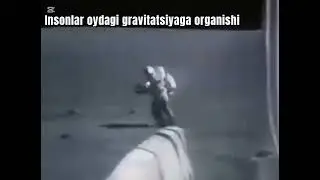 Oyda gravitatsiya pas shuning uchun unda yurish qiyin bular esa bunga konikishmoqda