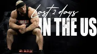 LAST TWO DAYS IN THE U.S. | Arms, legs, posing, and packing | ONE WEEK OUT